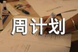 【精品】周計劃三篇