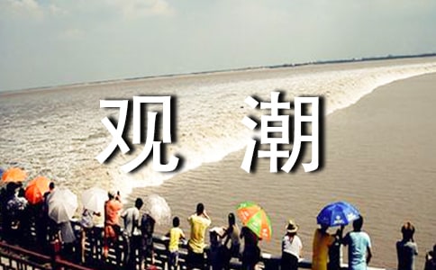 觀潮讀后感