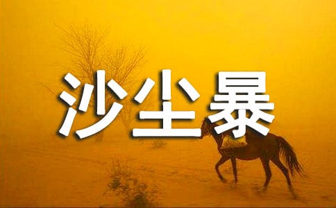 關(guān)于沙塵暴的作文